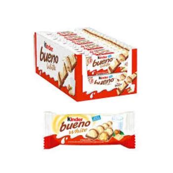 Bulk Supply Kinder Bueno White Chocolate - Buy Chocolate Snacks Nutella ...