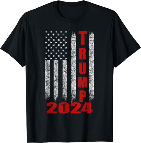 American Flag Design Trump 2024 T Shirt