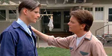 A Creepy Back To The Future Moment Between Marty McFly His Mother Is