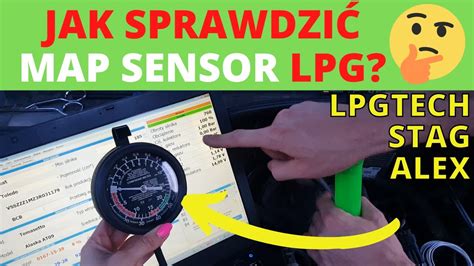 MAP SENSOR LPG jak sprawdzić objawy sprawdzenie czujnika temperatury