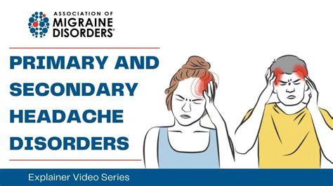 Chapter 2 Episode 3 What Are Primary And Secondary Headache Disorders Association Of