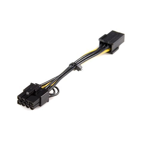 Amazon StarTech PCI Express 6 Pin To 8 Pin Power Adapter Cable