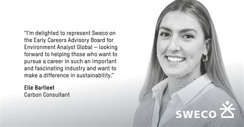 Sweco Carbon Consultant Elle Bartleet Selected For Environmental