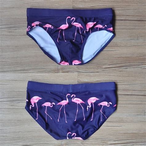 TRAJE DE BAÑO TIPO BIKINI FLAMINGOS COD UXH XShopMen
