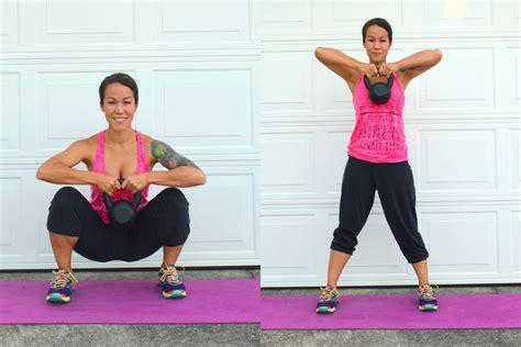 Beginner's Kettlebell Home Workout - Diary of a Fit Mommy | Kettlebell ...