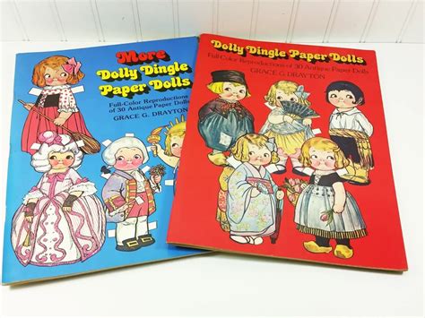 Dolly Dingle Paper Dolls More Dolly Dingle Lot Of Etsy Vintage