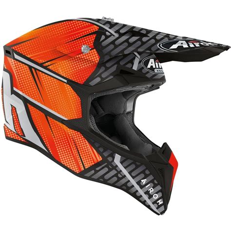 Airoh Casco MX Wraap Idol Orange Matt Maciag Offroad