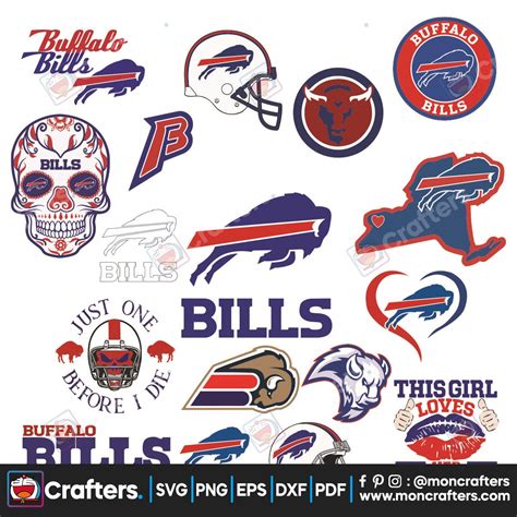 Buffalo Bills Logo Bundle Svg, Football Team Logo Svg, Buffalo Bills ...