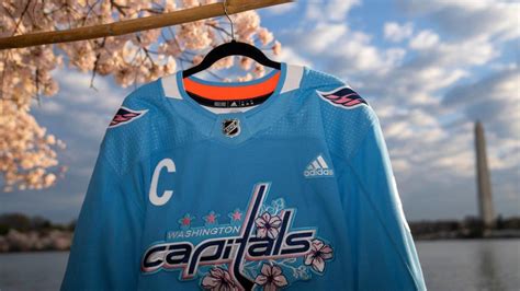 Capitals unveil cherry blossom jerseys for 2024 National Cherry Blossom Festival