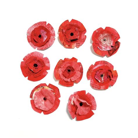 Poppy Craft for Kids Using Paint and Paper - Oh Creative Day