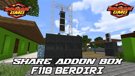 Share Addon Box F118 Berdiri Minecraft Youtube