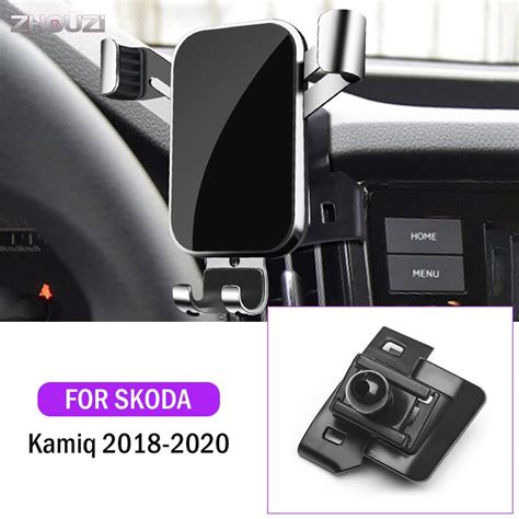 Car Mobile Phone Holder For Skoda Karoq Kamiq Octa Grandado