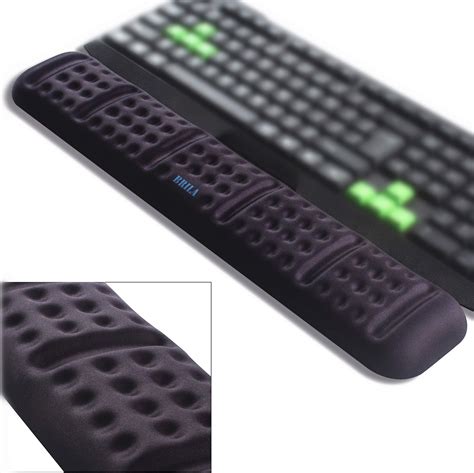 Brila Upgraded Ergonomic Keyboard Wrist Rest Support Cushion Pad Comfy Soft Memory