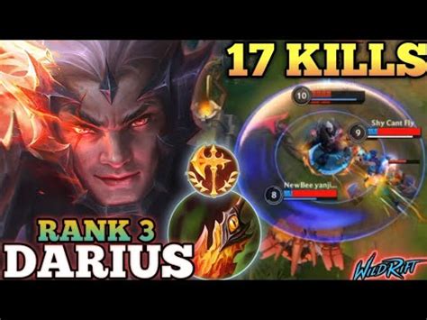 Darius Kills Hyper Carry Vs Ad Tank Build Top Global