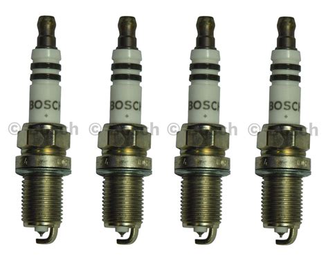 For Vw Audi L Turbo Genuine Bosch Spark Plugs Set T New Double