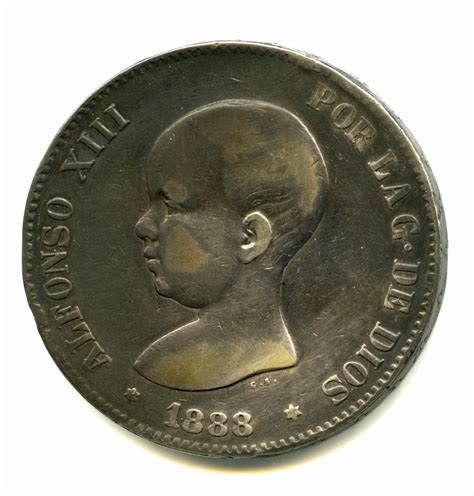 Alfonso Xiii Pesetas Mpm Duro Sevillano