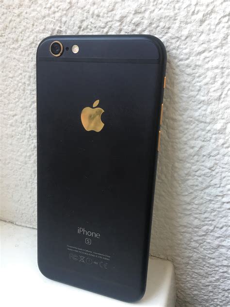 My custom Black/Gold iPhone 6s : r/iphone