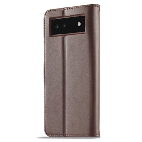 Чехол LC IMEEKE Wallet Case для Google Pixel 6 Brown низкие цены