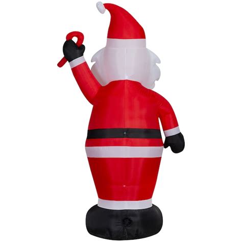 Holiday Living 7 Ft Led Santa With Candy Cane Christmas Inflatable