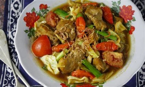 Resep Tongseng Ayam Tanpa Santan Mahi