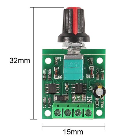 Compre Controlador De Velocidade Do Motor Dc De Baixa Tens O V V V