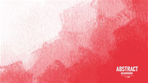 Hand Painted Red And White Color With Watercolor Texture 4837367 Vector