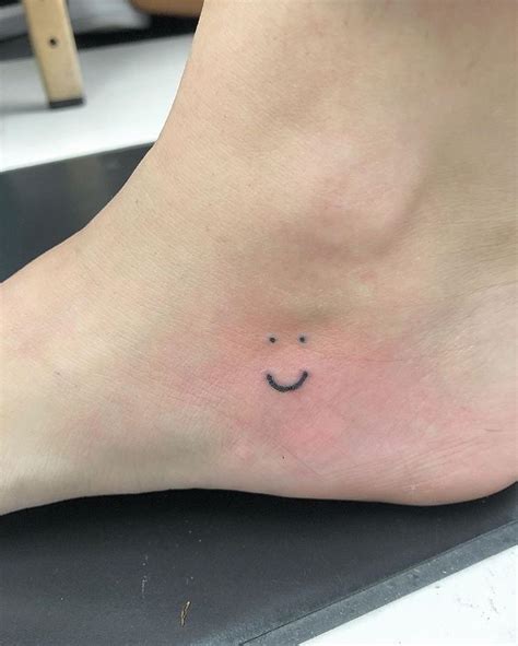 Tattooed A Smiley Face On The Foot Of A Babe Thank You So Much