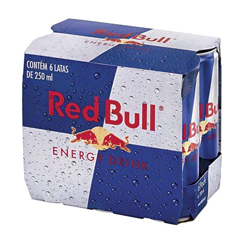 Energético Red Bull Energy Drink 250 ml 6 latas Pão de Açúcar