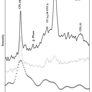 Raman Spectrums Of A Bare B Gel And C Composite Pvdf Hfp Polymeric