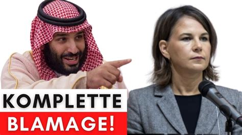 Peinlich Saudi Arabien Empfiehlt Baerbock Diplomatie Kurs YouTube