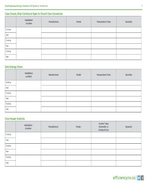 Fillable Online Refrigeration Worksheet Fax Email Print Pdffiller