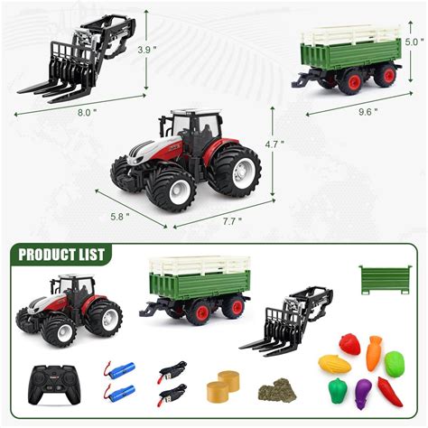 Fisca RC Tractor With Trailer 2 4GHz Remote Nepal Ubuy