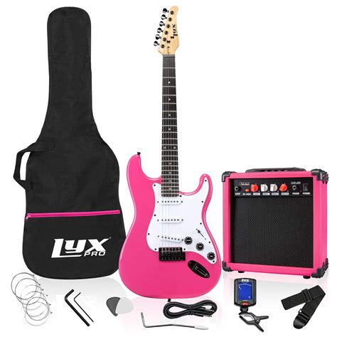 Lyxpro 39 Inch Full Size Electric Guitar With 20w Amp Package