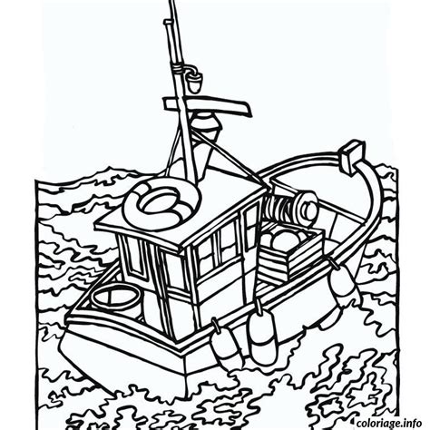 Coloriage Bateau De Peche JeColorie