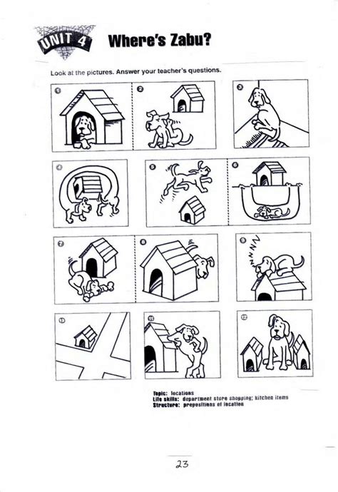 Preposition Coloring Worksheet Sketch Coloring Page