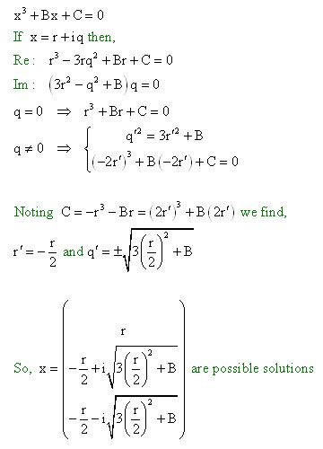 httprover's 2nd blog: Cubic Equations And Their Solution