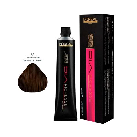 Tonalizante Louro Escuro Dourado - Tonalizante Loreal Profissional 6,3 Louro Escuro Dourado Profundo 80g ...