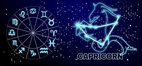 Fondo Constelaci N Capricornio En El Espacio Con Caracteres Zodiac