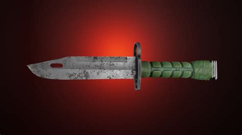 Bayonet Knife Model - TurboSquid 2120417