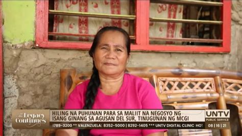 Hiling Na Puhunan Para Sa Maliit Ng Negosyo Ng Isang Ginang Sa Agusan