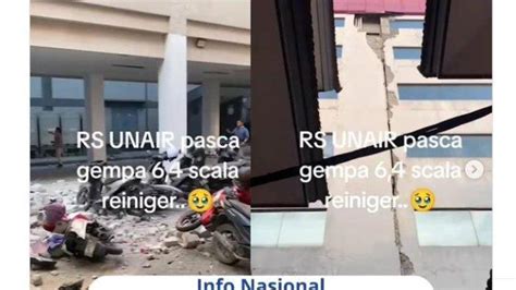 Berita Viral Begini Kondisi Terkini Rumah Sakit Airlangga Pasca Gempa