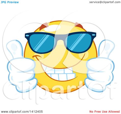 Sunglasses thumbs up emoji - cpamilo