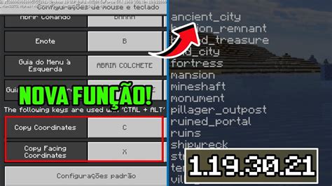 Minecraft Pe 1 19 30 21 Nova FunÇÃo Sobre Coordenadas Paridades E