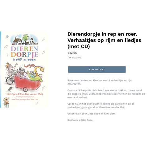 Dierendorpje In Rep En Roer Met Cd