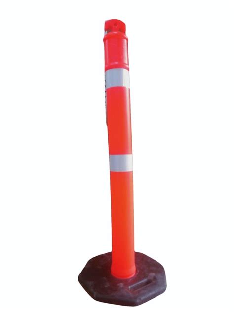 Orange Pvc Traffic Spring Post For Road Safety At Rs Piece In