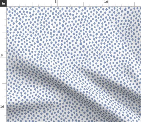 Periwinkle Dots Fabric Blue Spots By Danikaherrick Small Scale Spring