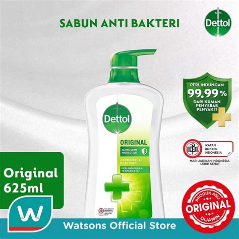 Jual Dettol Body Wash Original Pump 625ml Shopee Indonesia