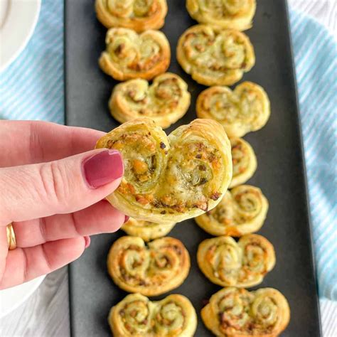 Savoury Palmiers Pesto Puff Pastry Snacks Just A Mum S Kitchen