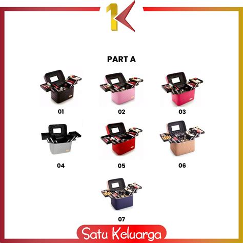 Jual SK K1 BOX MAKE UP Kotak Kosmetik Beauty Case Tas Kosmetik Make Up