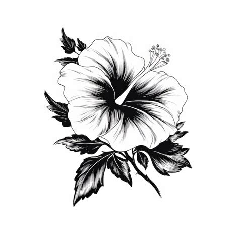 Hibiscus Flower Tattoo Design